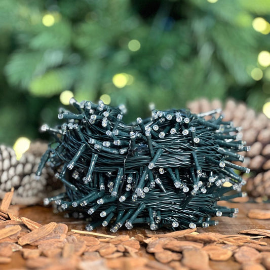 Pisca Led Fio Verde Bivolt - 50m - 500 Leds