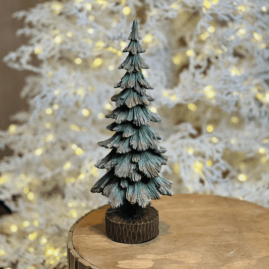 Árvore de Natal Ripada e Texturizada – 45cm