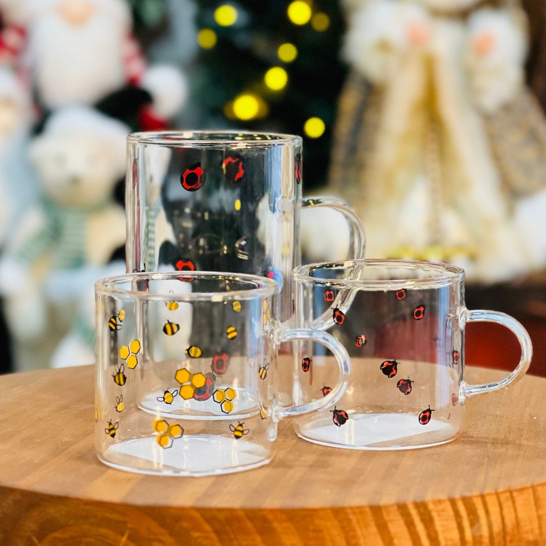 Caneca de Vidro Bee - 125ml