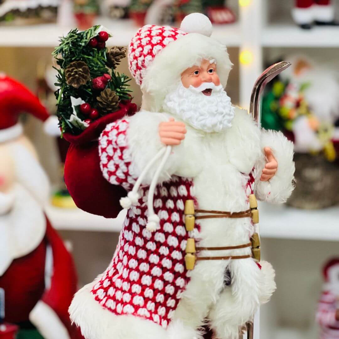 Papai Noel Sky Com Casaco - 40cm