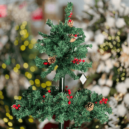 Árvore de Natal com Suporte e 4 Camadas – 2,1m