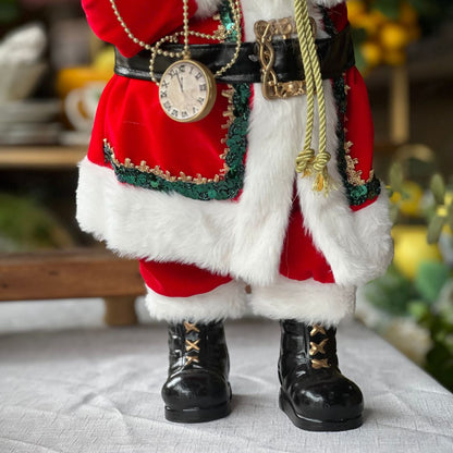 Papai Noel  Tradicional com Detalhes - 45cm
