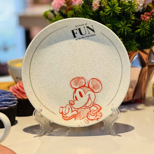Prato Sobremesa Cerâmica Mickey - 20cm