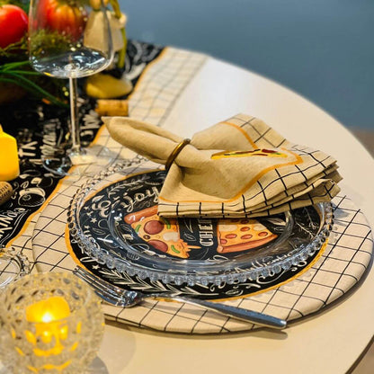 Conjunto Para Sousplat Pizza 35cmx35