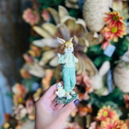 Coelho Decorativo de Resina 37cm