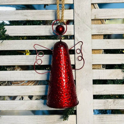 Natal Sino  de Anjo Decorativo - 34,5x13,3x21cm