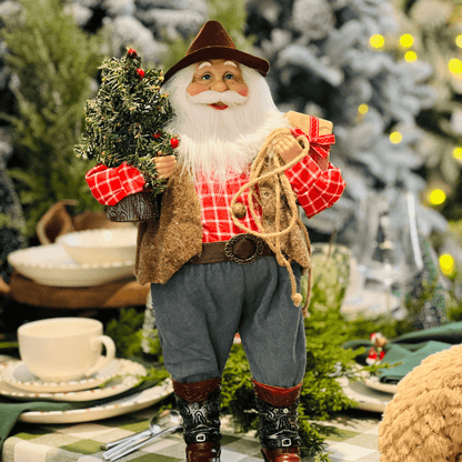 Papai Noel Gaúcho Colecionavel 40cm