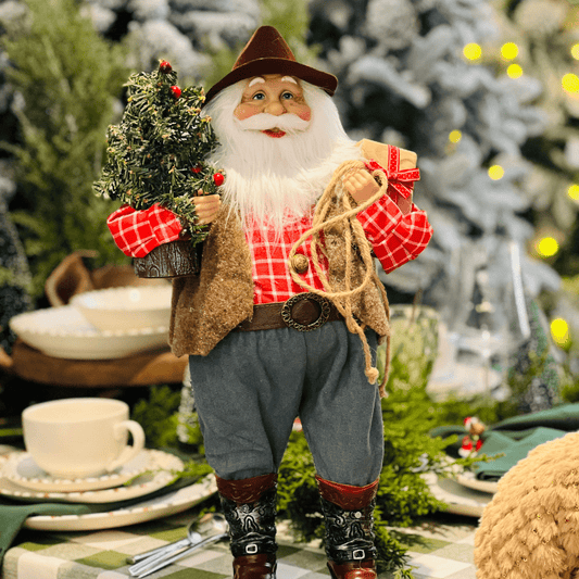 Papai Noel Gaúcho Colecionavel 40cm