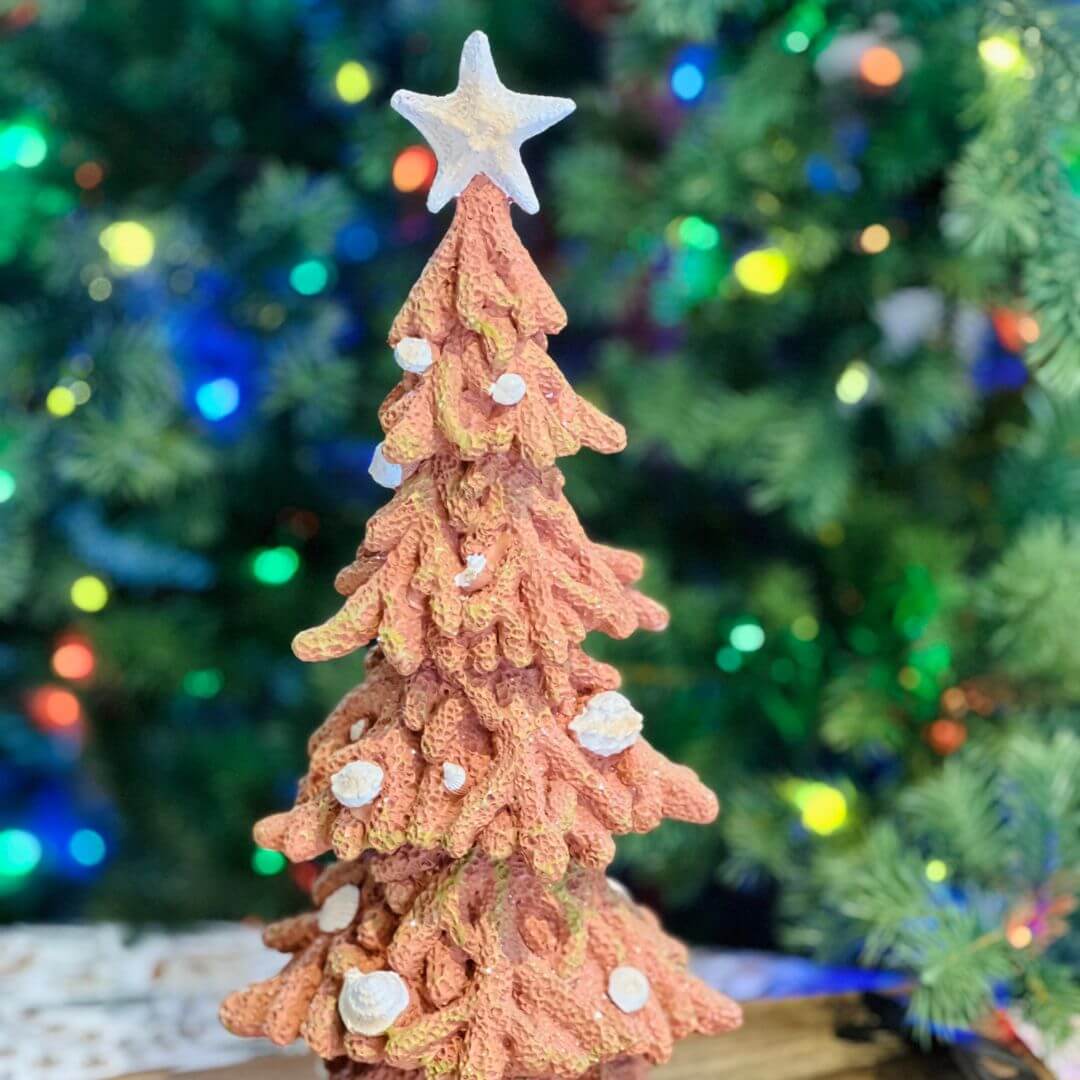 Árvore Decorativa Natalina em Resina - 33cm