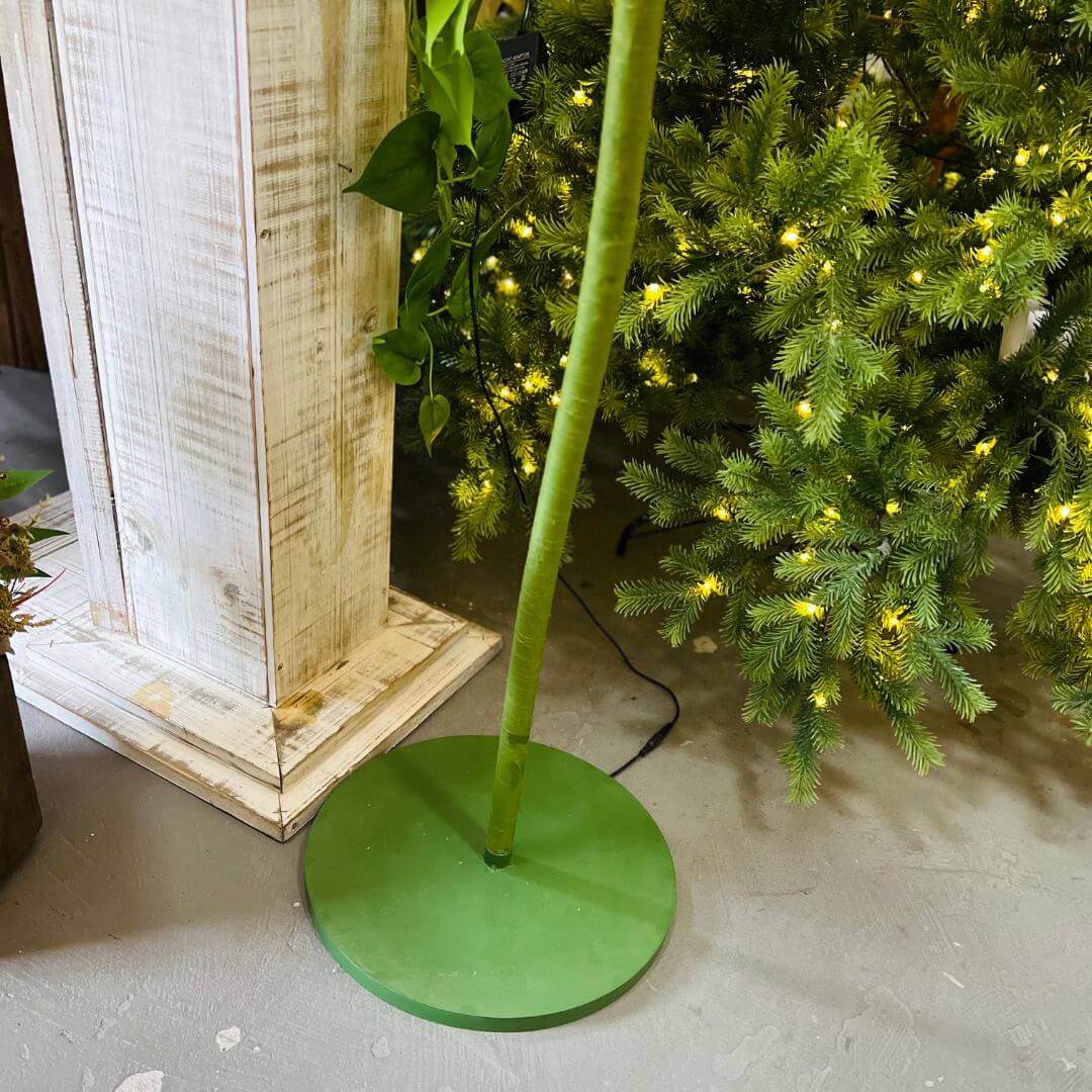 Flor Decorativa de Organza com LED Bivolt Lilás – 1,7m
