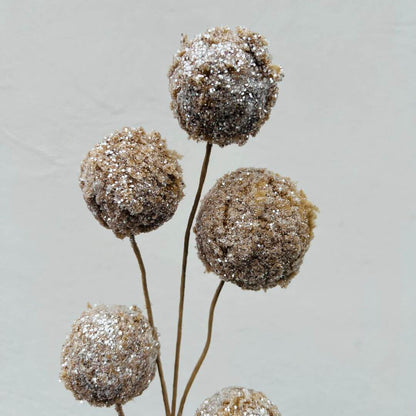Haste Bolinhas Bege x 5 - Alt 50 Cm