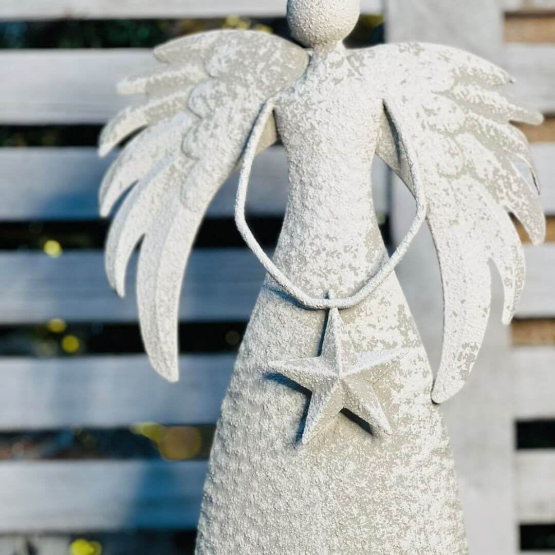 Natal Anjo  Decorativo - 26x12x47cm