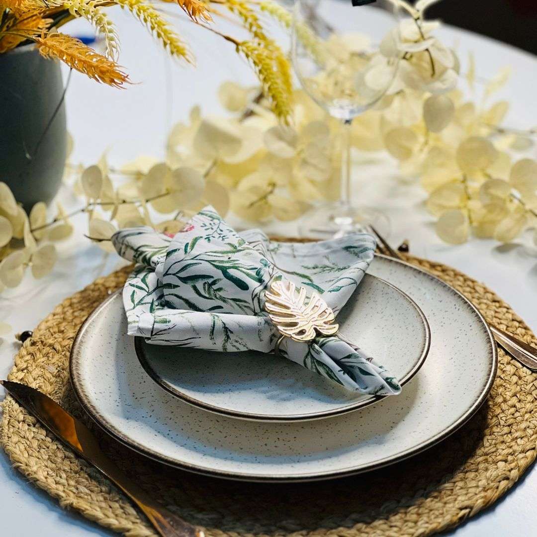 Kit 4 Guardanapos Home Pássaros - 40x40cm