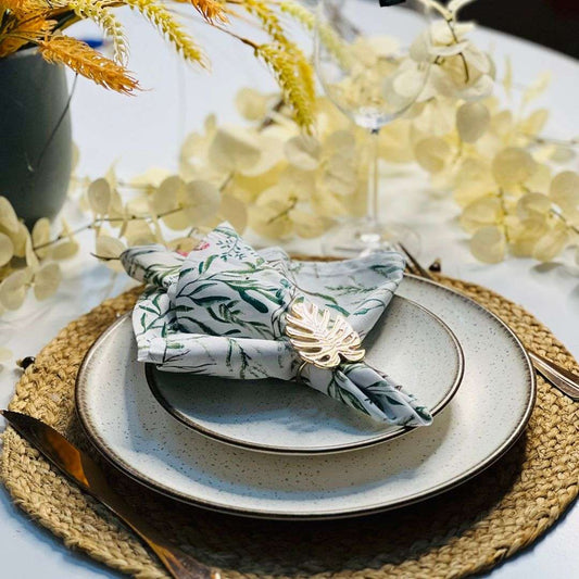 Kit 4 Guardanapos Home Pássaros - 40x40cm