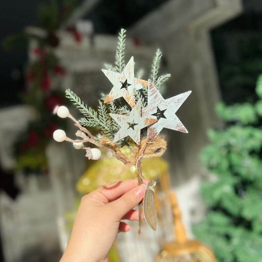 Haste Natalina com Estrelas – 27cm