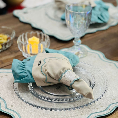 Prato Raso de Cristal Chumbo Pearl - 28cm