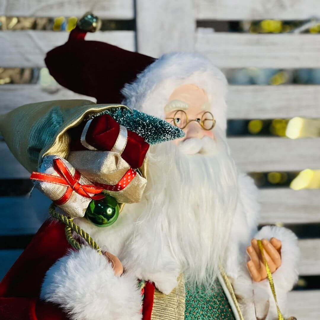 Papai Noel Natal Em Pe - 60cm