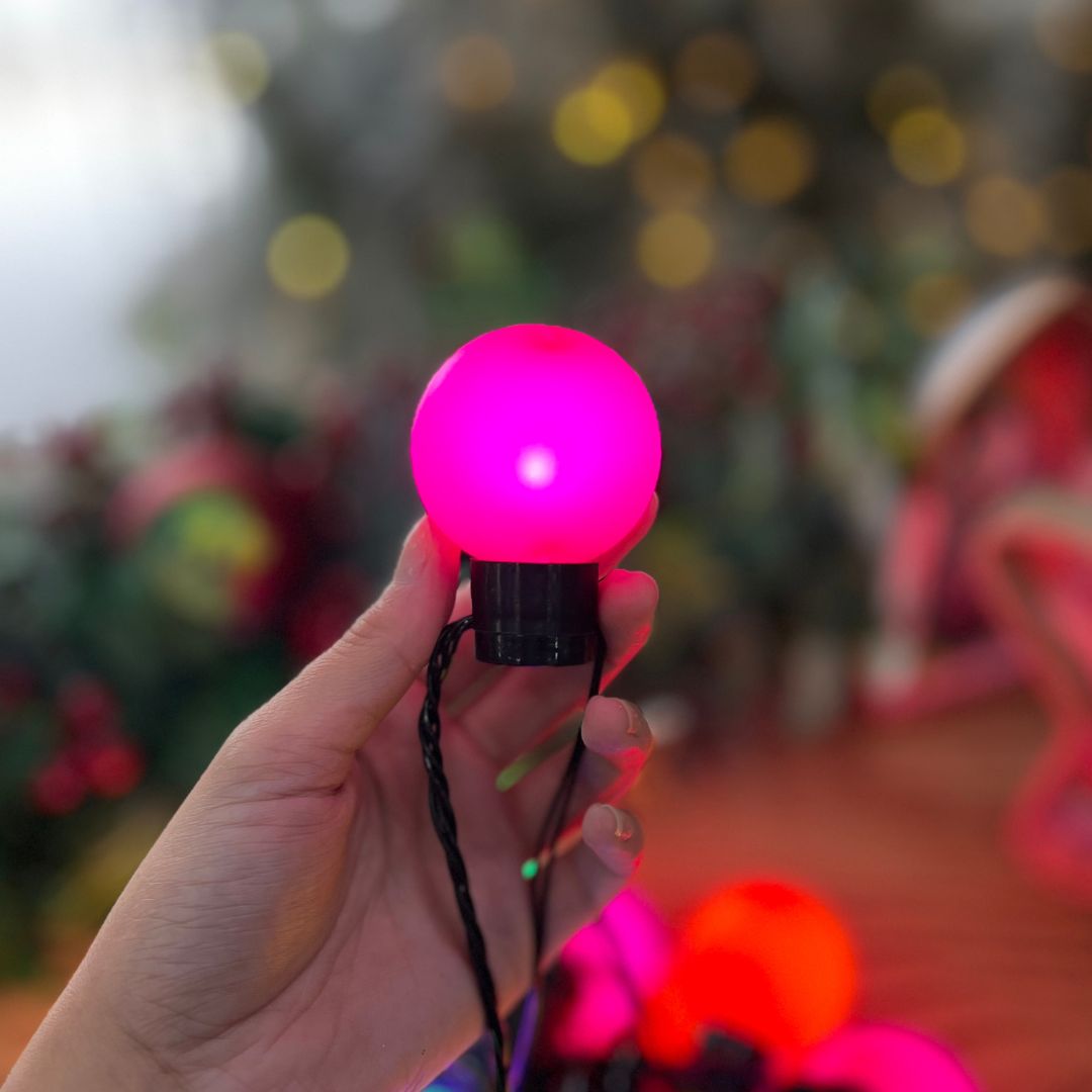 Led Com 20 Lâmpadas - Coloridas Bivolt