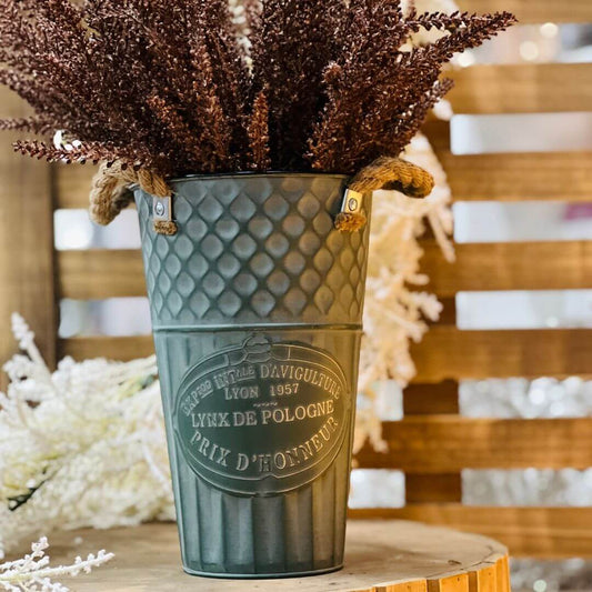 Vaso Decorativo de Metal | 15x25cm