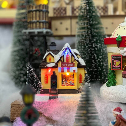 Chalé Polir Natal - 10x7x11cm