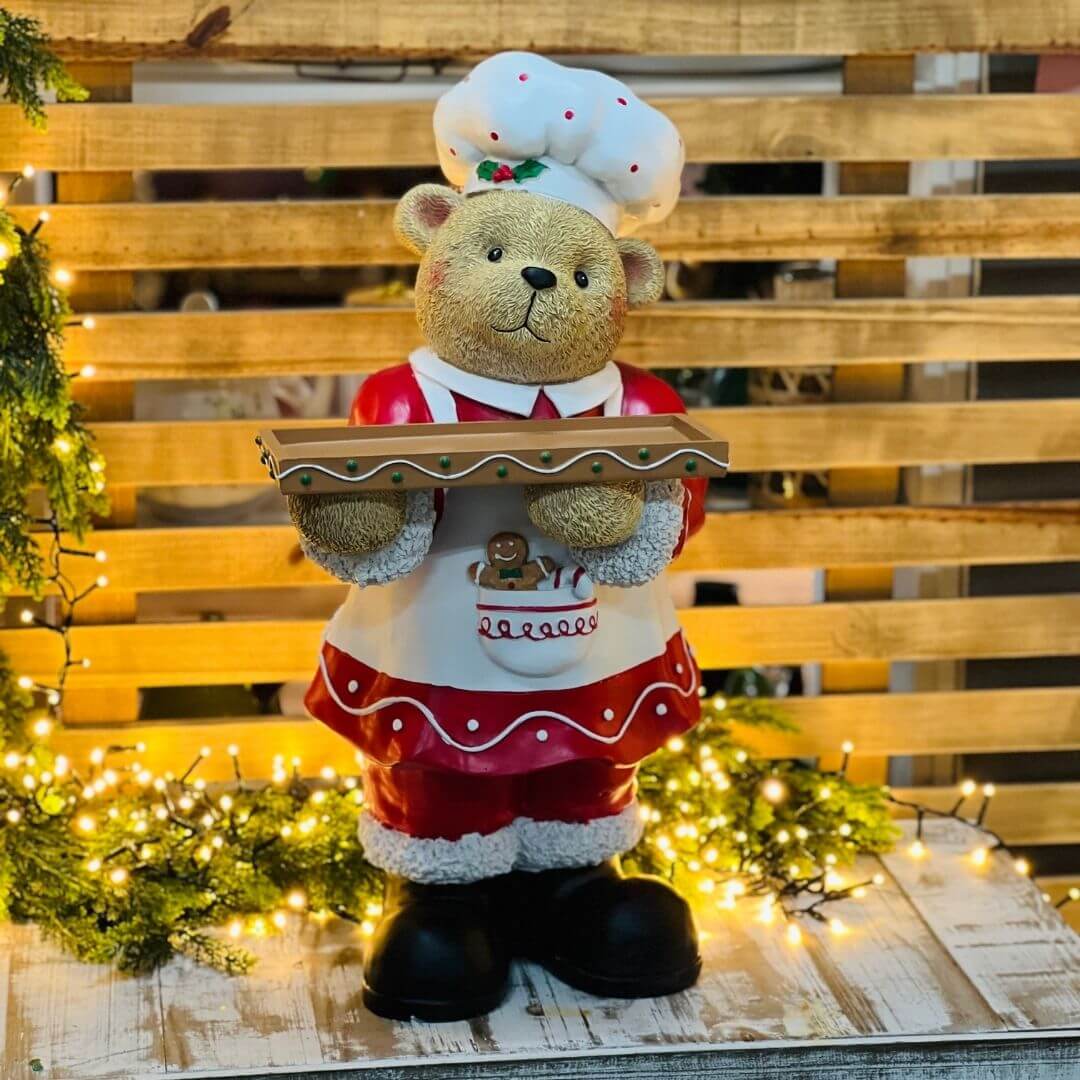 Urso Chef Decorativo – 60cm