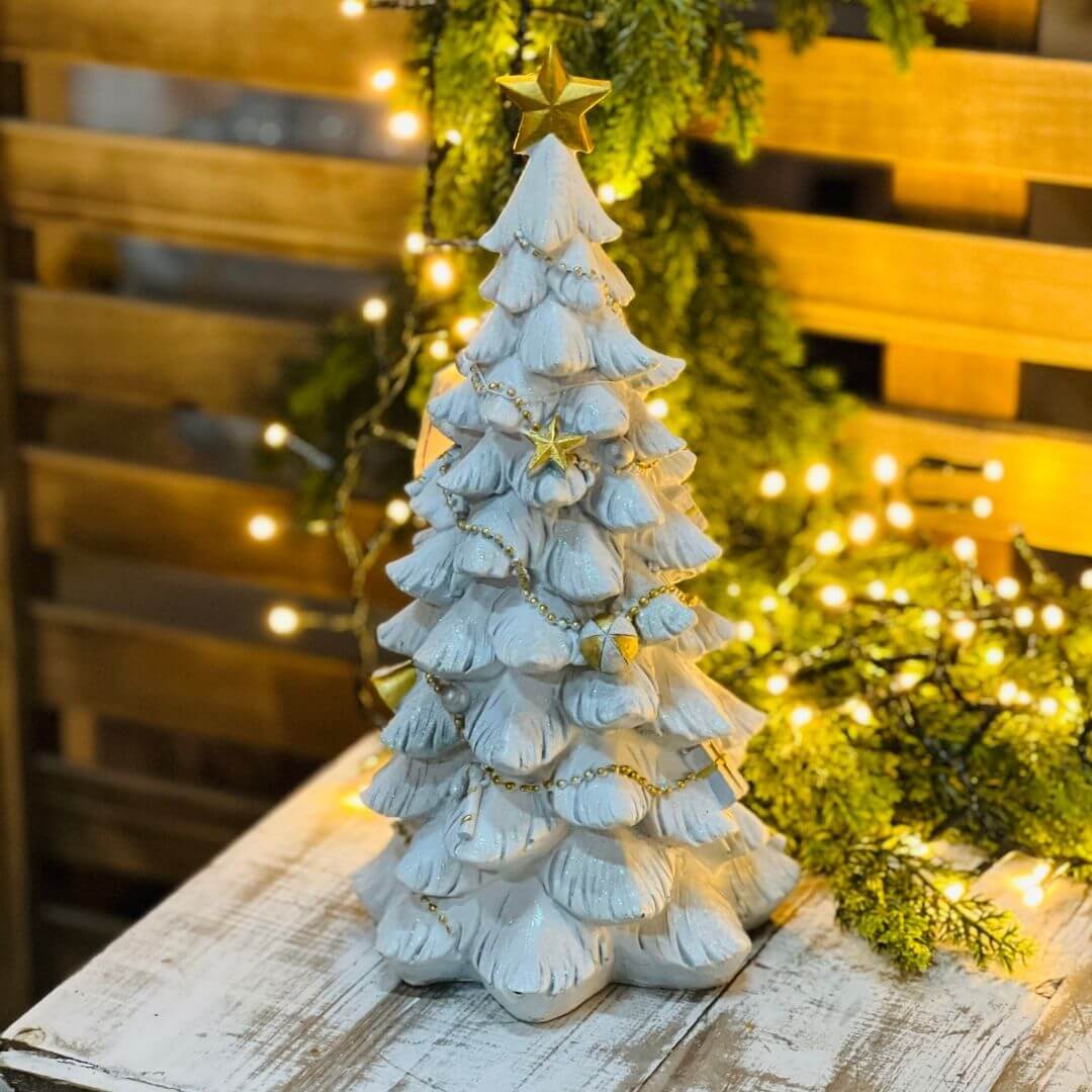 Árvore com Estrela e Led – 30cm