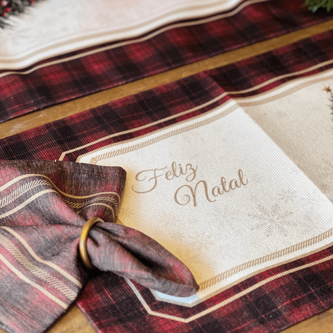 Jogo Americano Natalino Tradição Encantada 48x30,5cm 2un