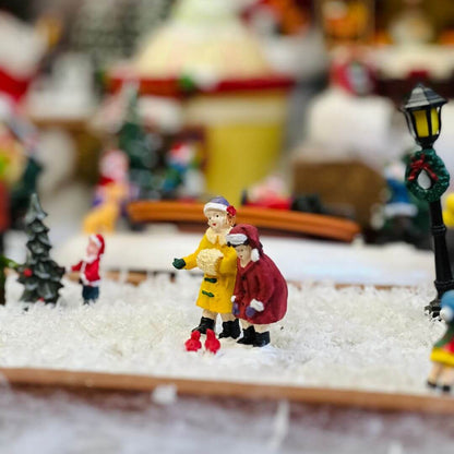 Figuras Natal Com Seis Peças - 9x3cm