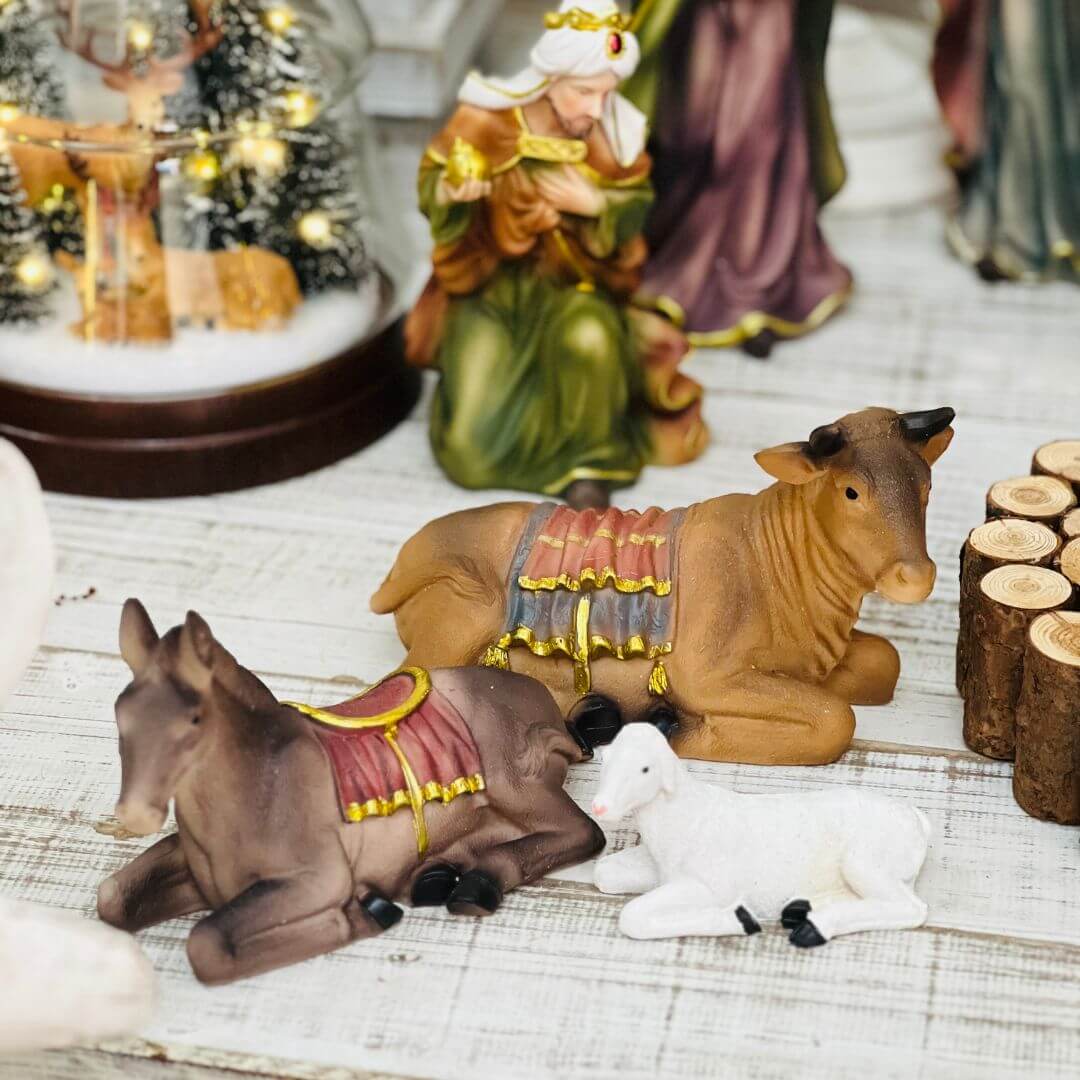 Presépio em Resina com 11 Peças