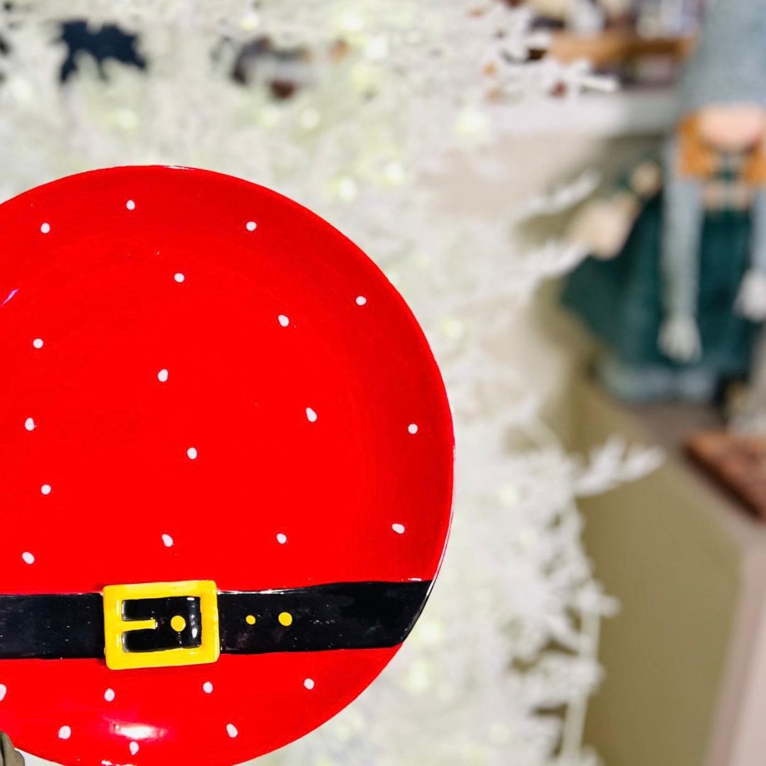 Prato Raso Papai Noel - 26 cm