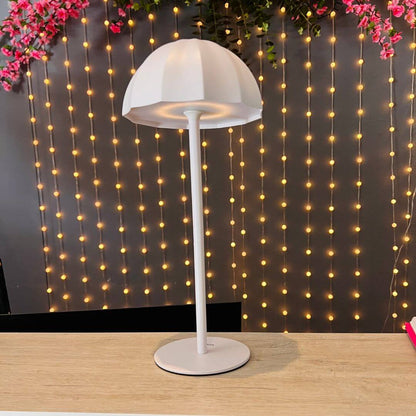 Luminária de Mesa LED USB 3 Tons de Luz Branca – 15 x 15 x 34cm