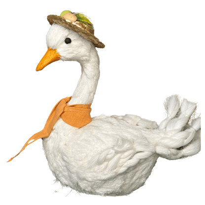 Pata Branca Com Chapeu 30cm