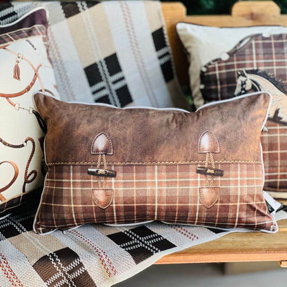 Capa Almofada Fecho Decorativo (Coleção Equestre) - 55cm