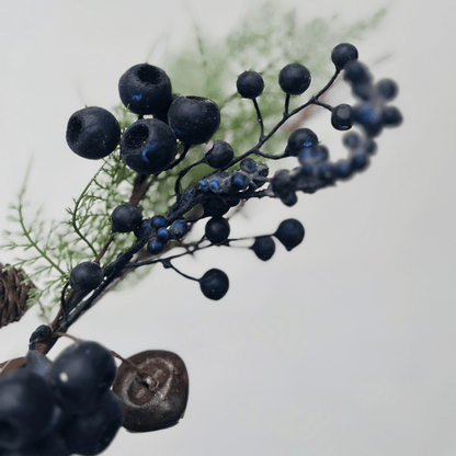 Haste de Folhagem Com Berry 45cm
