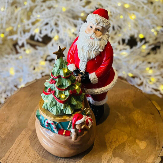 Noel com Presente e Árvore – 32cm