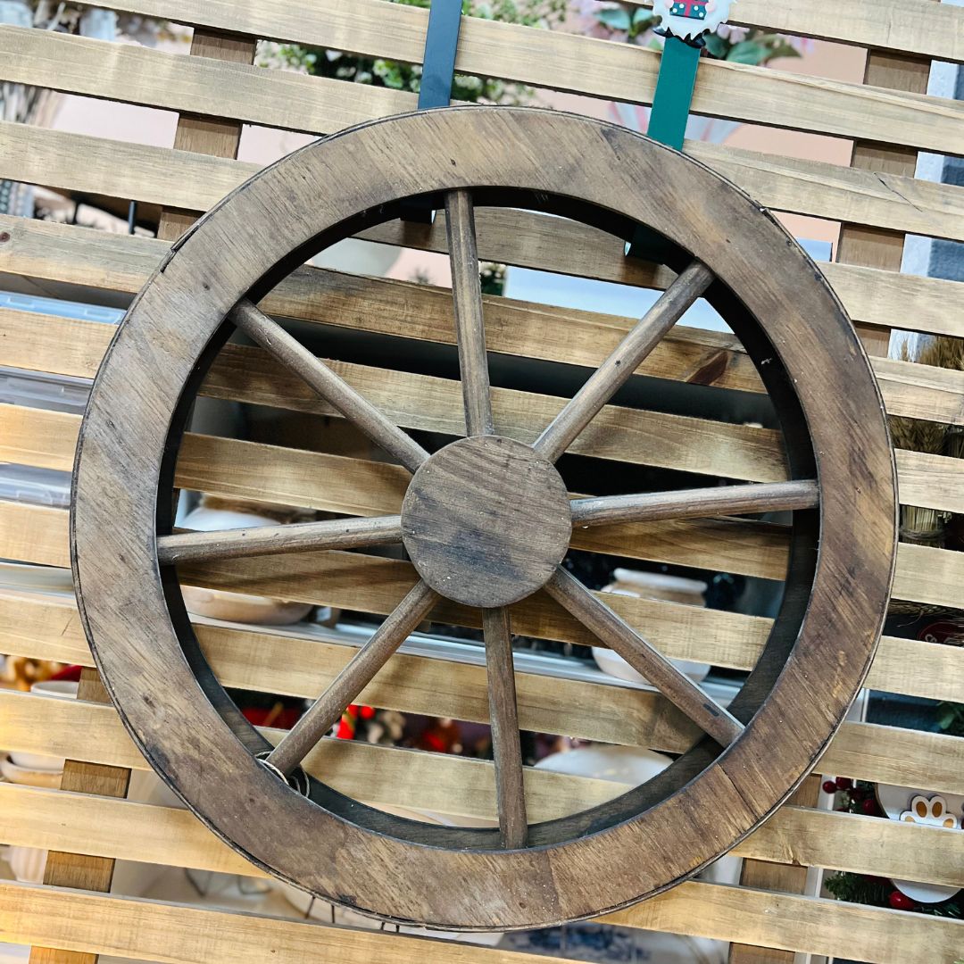 Suporte Faro Rústico em Madeira | 60 cm