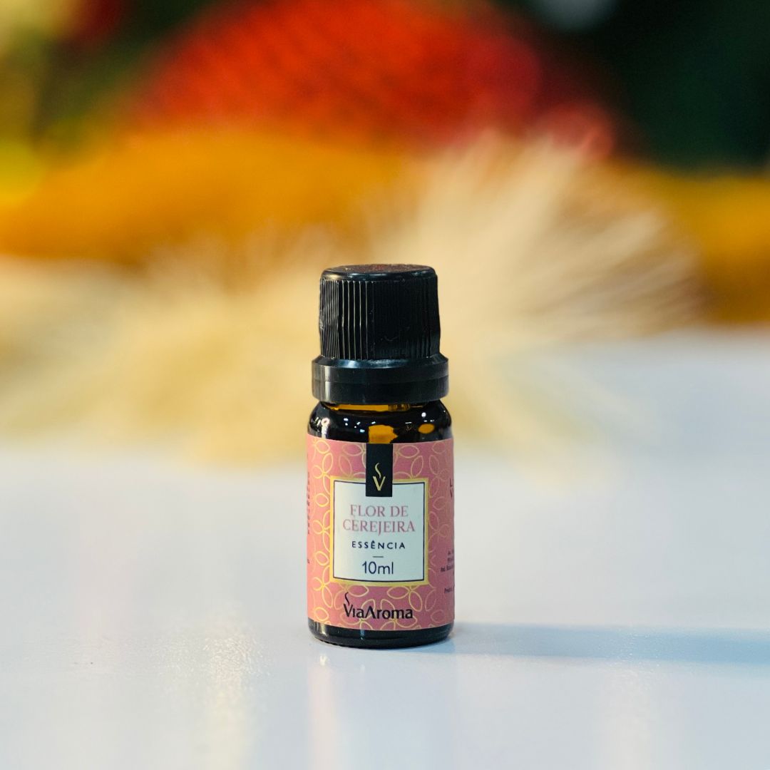 Essência Via Aroma Clássica Flor de Cerejeira - 10ml