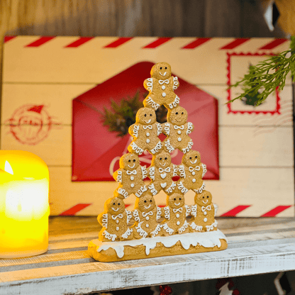 Piramide de Gingerbread de Resina 20cm