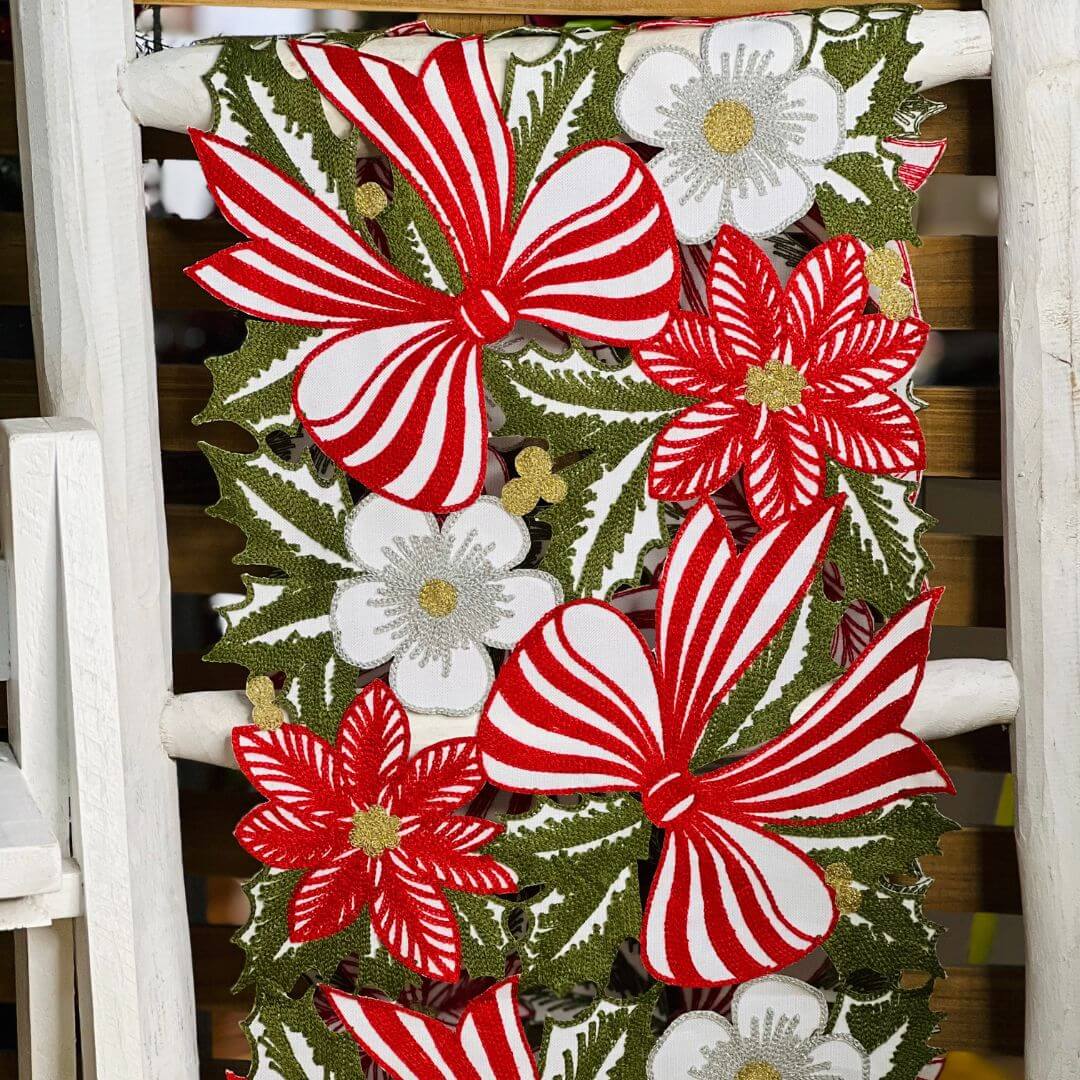 Caminho de Mesa Bordado – 35 x 178cm