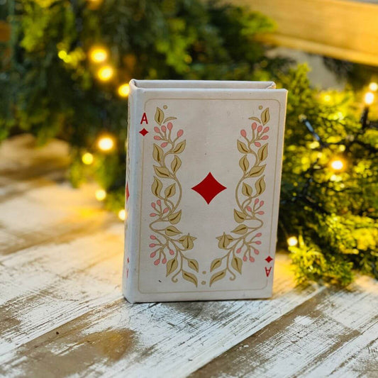 Caixa Decorativa Livro Naipe Colorida – 3cm