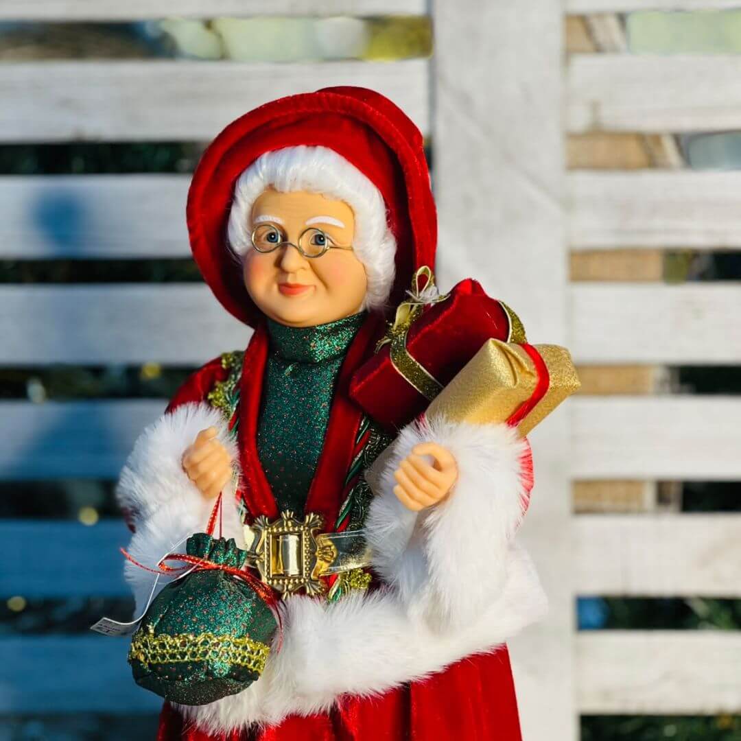 Mamae Noel Natal Em Pe -  45cm