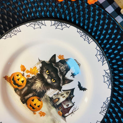 Prato de Sobremesa Cute Cats - Halloween 20cm