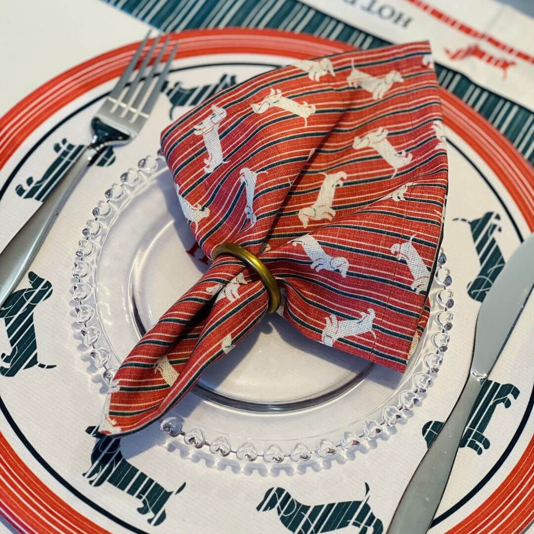 Guardanapo Hot Dog -  40cmx40
