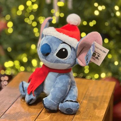 Stitch Natalino de Pelúcia 15cm