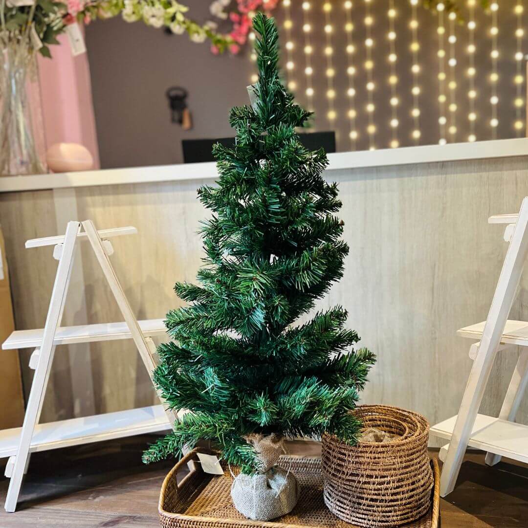 Mini Árvore de Natal Verde – 90cm | 96 Hastes