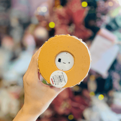 Castelo Gingerbread de Resina Com Led 20,5x11cm