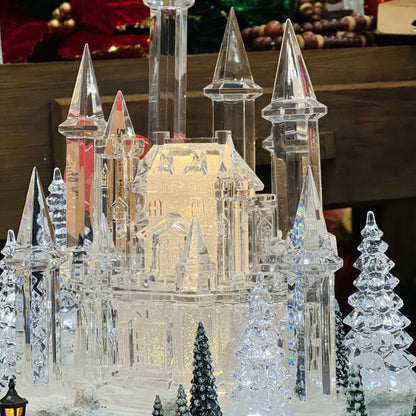Cenário Castelo Decorativo com LED, Movimento e Música – 19 x 16 x 23cm