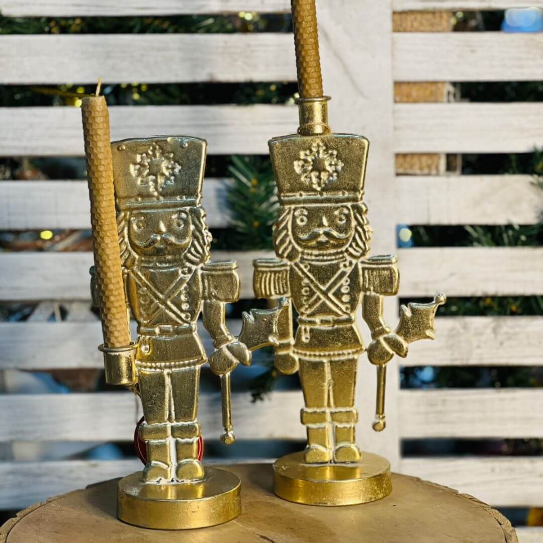 Porta Velas Soldado de Chumbo – 30cm