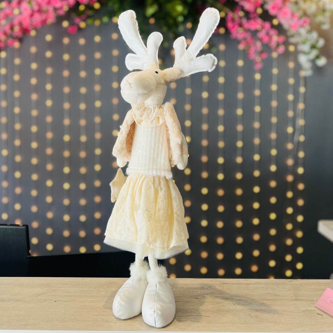 Decoração Rena Em Pe - 63cm