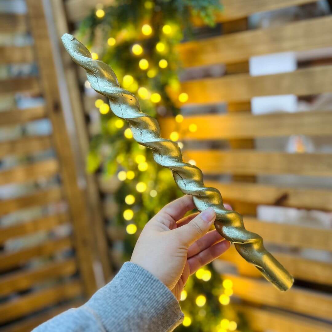 Jogo 2 Velas Torcidas | 35cm